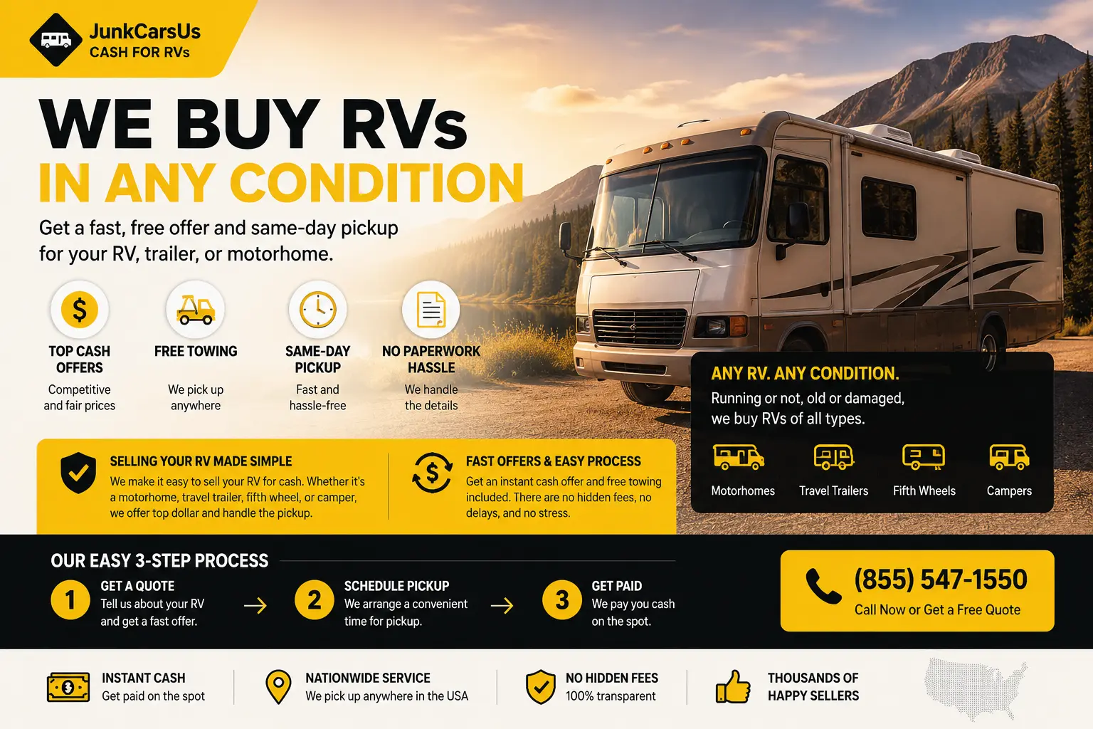 we buy rv for cash