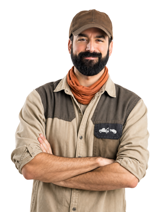 man in work uniform