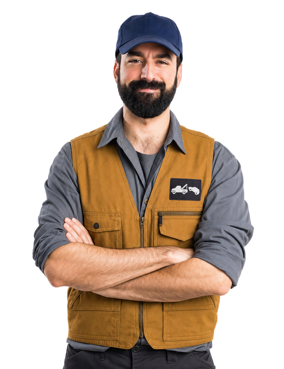 man in work uniform