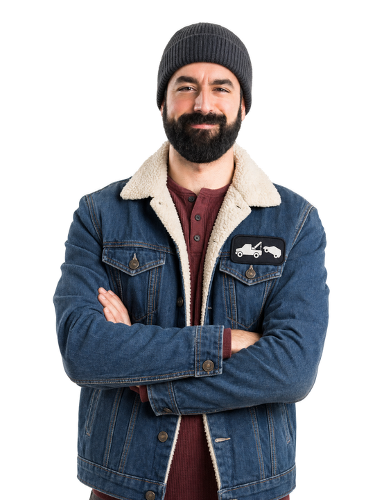 man in work uniform