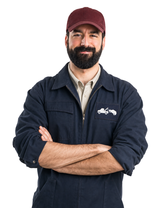 man in work uniform