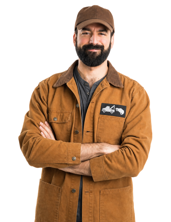 man in work uniform
