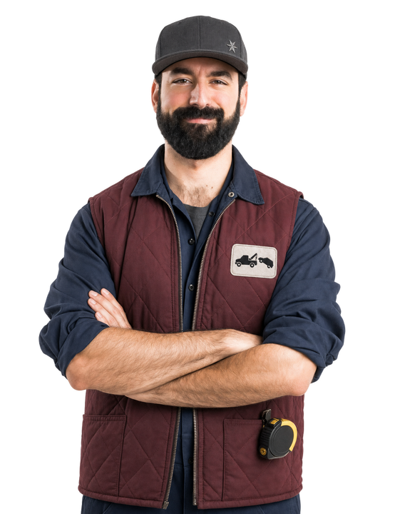 man in work uniform