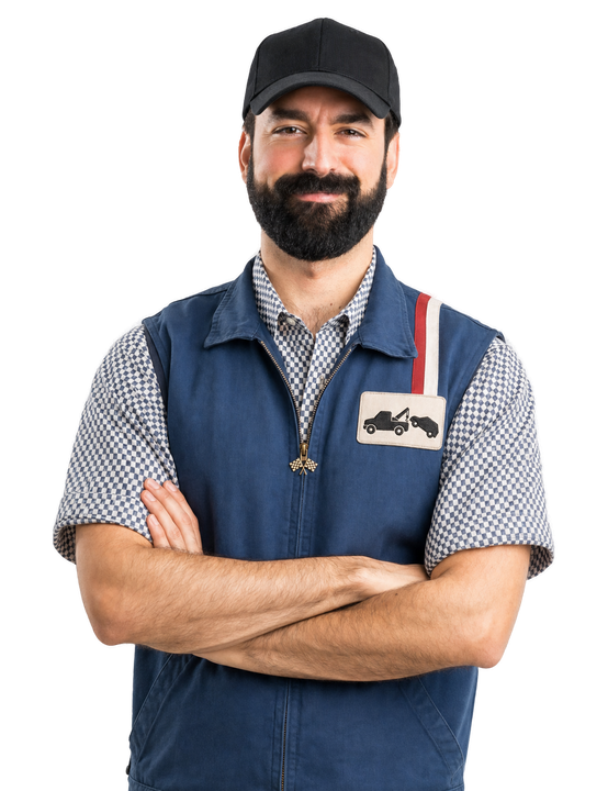 man in work uniform