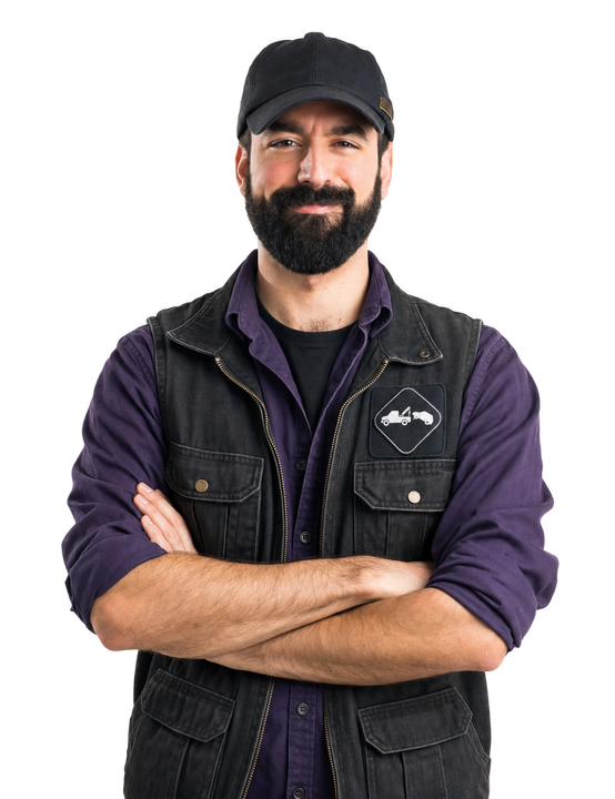 man in work uniform