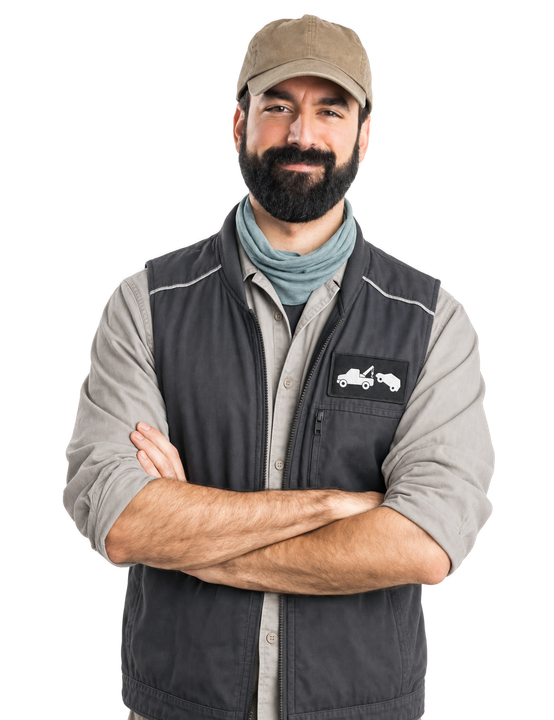 man in work uniform