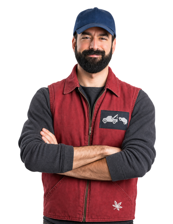 man in work uniform