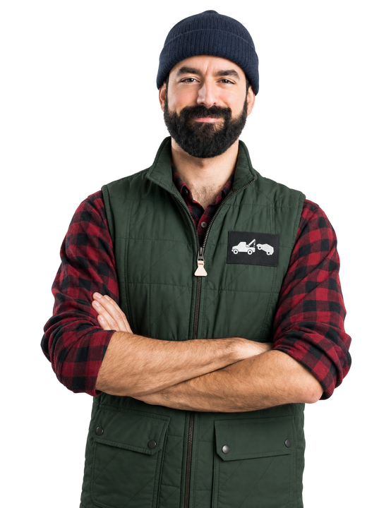 man in work uniform
