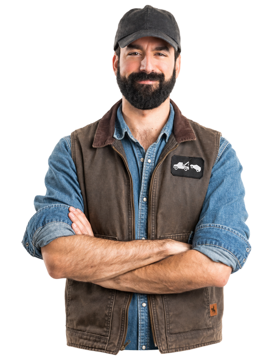 man in work uniform